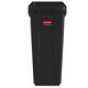 Afvalbak Rubbermaid Slim Jim Vented met luchtsleuven 60 liter bruin