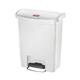 Pedaalemmer Rubbermaid Slim Jim Step-On 30liter wit
