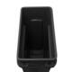 Afvalbak Rubbermaid Slim Jim Vented met luchtsleuven 87 liter zwart