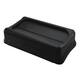 Deksel Rubbermaid Slim Jim Vented gesloten met swingsysteem zwart
