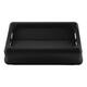 Deksel Rubbermaid Slim Jim Vented gesloten met swingsysteem zwart