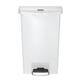 Pedaalemmer Rubbermaid Slim Jim Step-On 50liter wit