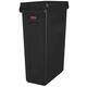 Afvalbak Rubbermaid Slim Jim Vented met luchtsleuven 87 liter bruin