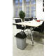 Deksel Rubbermaid medium 26liter zwart