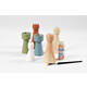 Kandelaar Creativ Company hout conisch 14.5cm
