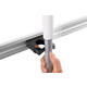 Wandhouder Toolflex met klemmen 50cm 3x ø 20/30 mm