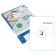 Etiket Rillprint 210x148mm mat transparant 50 stuks