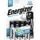 Batterij Energizer Max Plus 4x AA alkaline