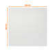 Whiteboard Nobo frameloos modulair 45x45cm