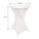 Tafelrok BRASQ voor statafel 80cm wit