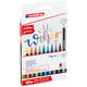 Brushpen edding 1340 glitter assorti set à 10 stuks