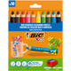 Kleurpotloden BicKids Multi Surface + puntenslijper assorti 10 stuks