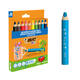 Kleurpotloden BicKids Multi Surface + puntenslijper assorti 10 stuks