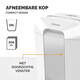 Papiervernietiger Fellowes Powershred LX70 snippers 4x40mm wit