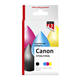 Inktcartridge Quantore alternatief tbv Canon Pg-575XL Cl-576XL zwart + kleur