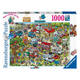Puzzel Ray Comics Holiday resort 1 The campsite 1000 stukjes