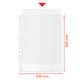 Showtas Esselte recycle PP A4 100µ 11-gaats 50 stuks