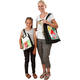 Tas Creativ Company 42x34x12cm met plastic voorkant zwart