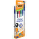 Balpen Bic Cristal medium assorti blister à 5 stuks