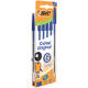 Balpen Bic Cristal medium blauw blister à 5 stuks