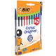 Balpen Bic Cristal medium assorti blister à 8+2 gratis