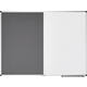 Combibord Legamaster UNITE grijs vilt-whiteboard 90x120cm
