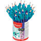 Potlood Maped Kidy Learn met gum en vingerhulp blauw