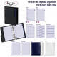 Organizer Kalpa Clipbook A5 inclusief agenda 2026-2027 7dagen/2pagina's nerf zwart