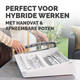Voetensteun Fellowes Breyta wit