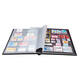Postzegelalbum Exacompta 22.5x30.5cm 16 zwarte pagina's zwart