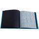 Fotoalbum Exacompta 29x32cm 60 zwarte pagina's Néo Déco blauw