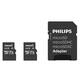 Geheugenkaart Philips micro SDXC Class 10 UHS-I U1 64GB 2 stuks