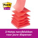 Memoblok Post-it 3M Z-Note R330 Super Sticky 76x76mm Carnival 6 stuks