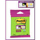 Memoblok 3M Post-it XL-LL Super Sticky 101mmx101mm groen met lijn 70 vel
