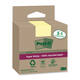 Memoblok 3M Post-it 654 RSSCOL 76x76mm geel 3+1 gratis