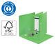 Ordner Leitz Recycle 180° 80mm karton A4 groen