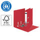 Ordner Leitz Recycle 180° 50mm karton A4 rood