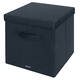 Opbergdoos Leitz gestoffeerd met deksel 330x325x380mm grijs 2 st