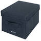 Opbergdoos Leitz gestoffeerd met deksel 190x160x285mm grijs 2 st