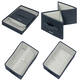 Opbergdoos Leitz gestoffeerd met deksel 190x160x285mm grijs 2 st
