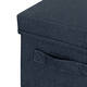 Opbergdoos Leitz gestoffeerd met deksel 190x160x285mm grijs 2 st