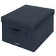Opbergdoos Leitz gestoffeerd met deksel 285x203x380mm grijs 2 st