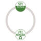 Opbergdoos Leitz gestoffeerd met deksel 285x203x380mm grijs 2 st
