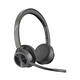 Headset HP POLY Voyager 4320-M met BT700 dongle en oplaadstatief
