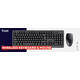 Toetsenbord Trust Primo draadloos + muis QWERTY