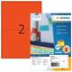 Etiket HERMA 4567 199.5x143.5mm rood 200 stuks