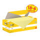 Memoblok 3M Post-it 655-CY 76x127mm geel voordeelpak