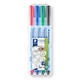 Viltstift Staedtler Lumocolor 305 non permanent correctable M ass 4st