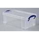 Opbergbox Really Useful 5 liter 340x200x125mm transparant wit