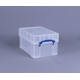 Opbergbox Really Useful 9 liter XL 395x255x205mm transparant wit